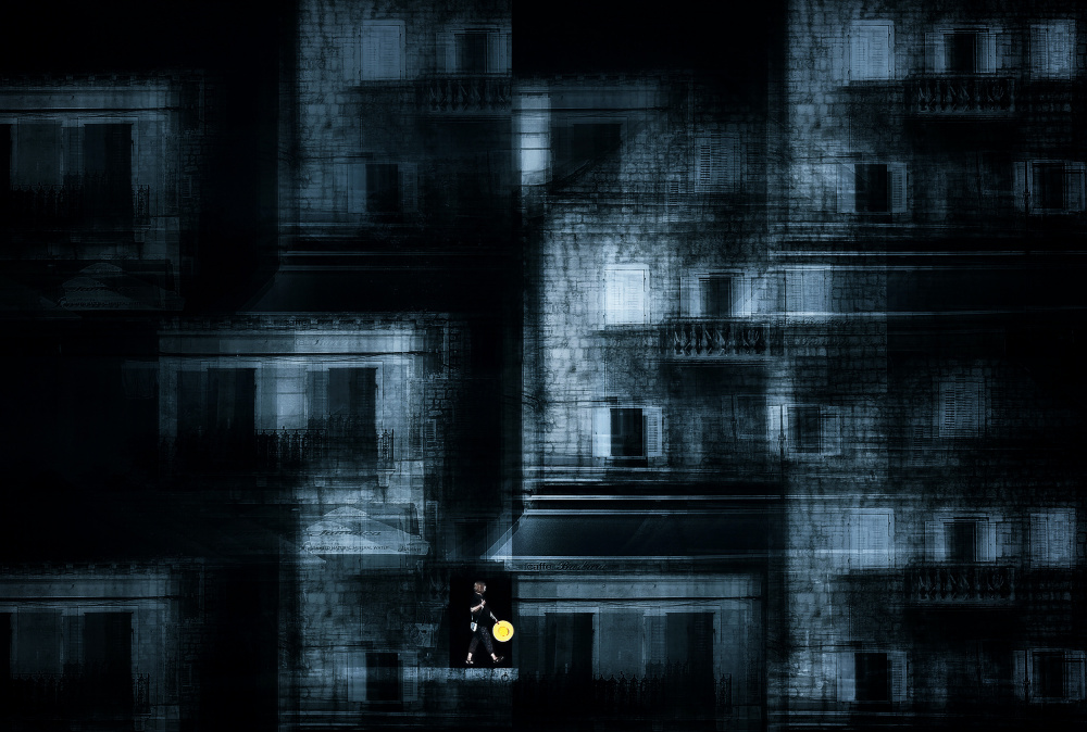 Urban Mystery Glow by Samanta Krivec — canvas wall art