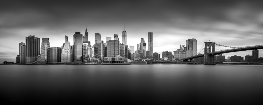 Brooklyn Bridge New York by Rostislav Kralik — canvas wall art