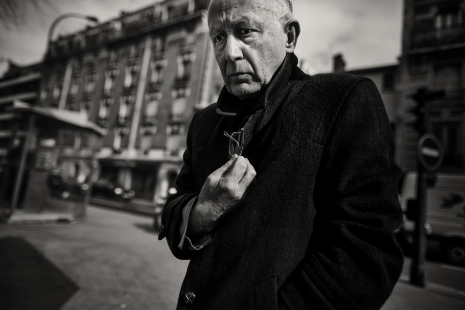 Pensive City Man by Christophe Debon — canvas wall art