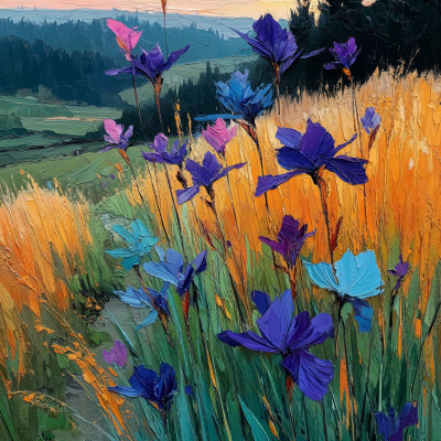 Wildflower Sunset