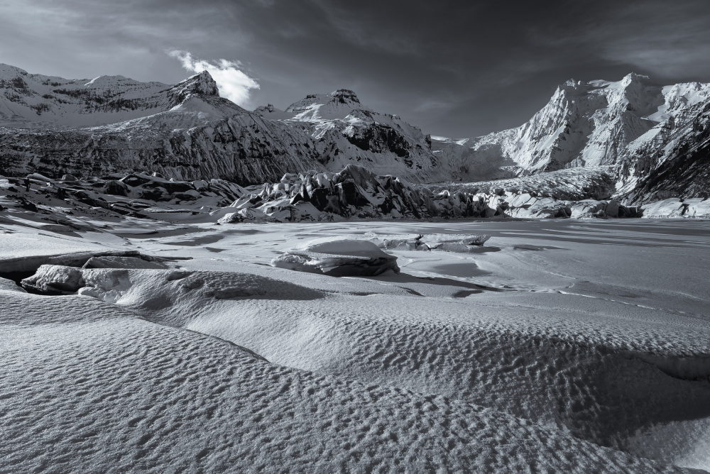 Arctic Glacier Landscape by joanaduenas — canvas wall art