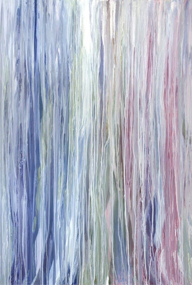 Soft Flowing Pastels by Teodora 'Teo' Guererra — canvas wall art