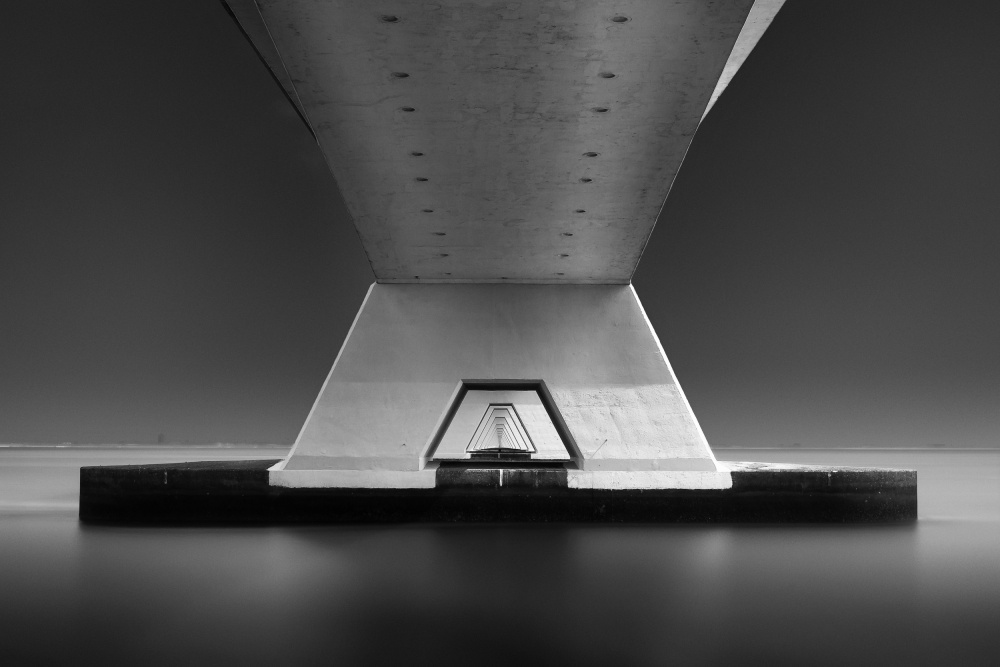 Modern Bridge Geometry by Carsten Velten — canvas wall art