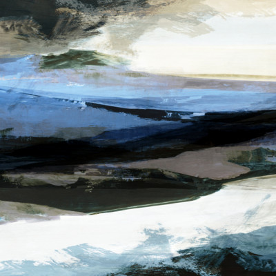 Abstract Blue Waterscape