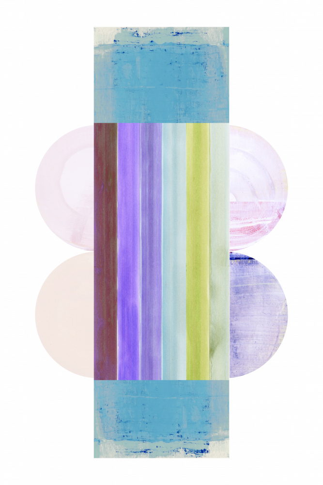 Serene Color Blocks by cartissi — canvas wall art