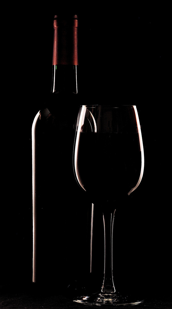 Elegant Wine Still Life by verdon — canvas wall art