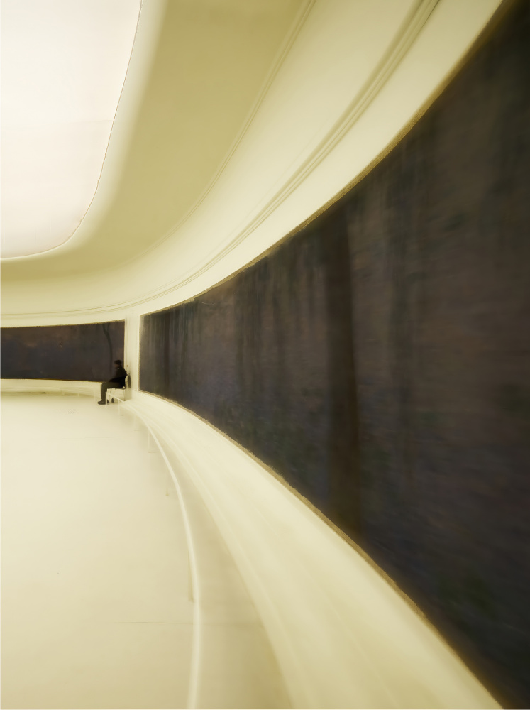 Solitude In Modern Gallery by carlo borgatelli — canvas wall art