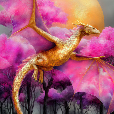 Enchanted Golden Dragon