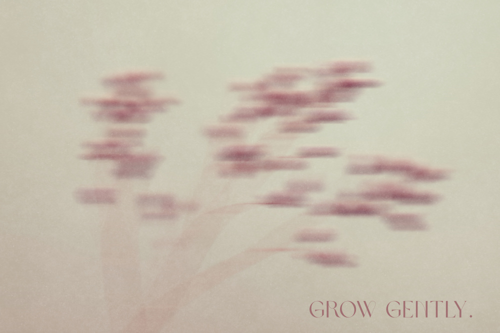 Grow Gently Botanical by Treechild — canvas wall art