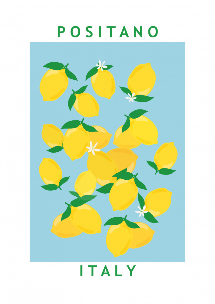 Lemons Flower Market by Petra Lizde — canvas wall art
