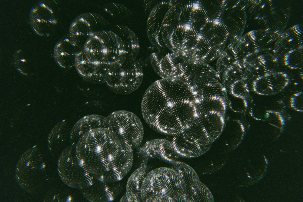 Sparkling Disco Balls by Samantha Hearn — canvas wall art