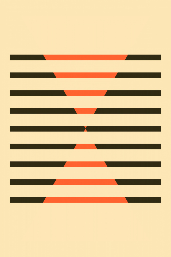 Geometric Optical Illusion by jay stanley — canvas wall art