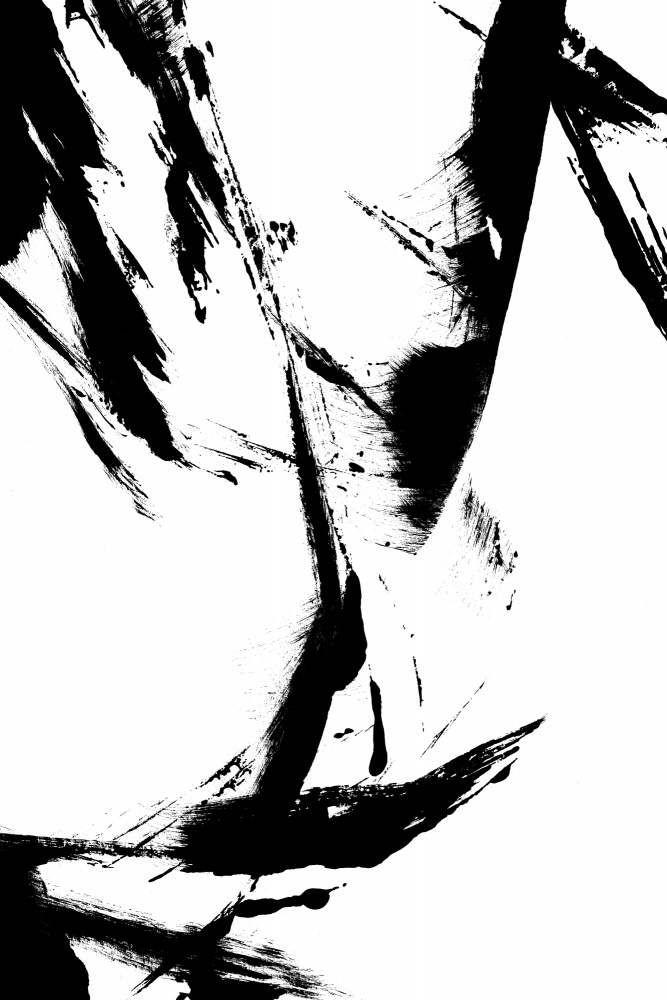 Ink Brush Flow by uplusmestudio — canvas wall art