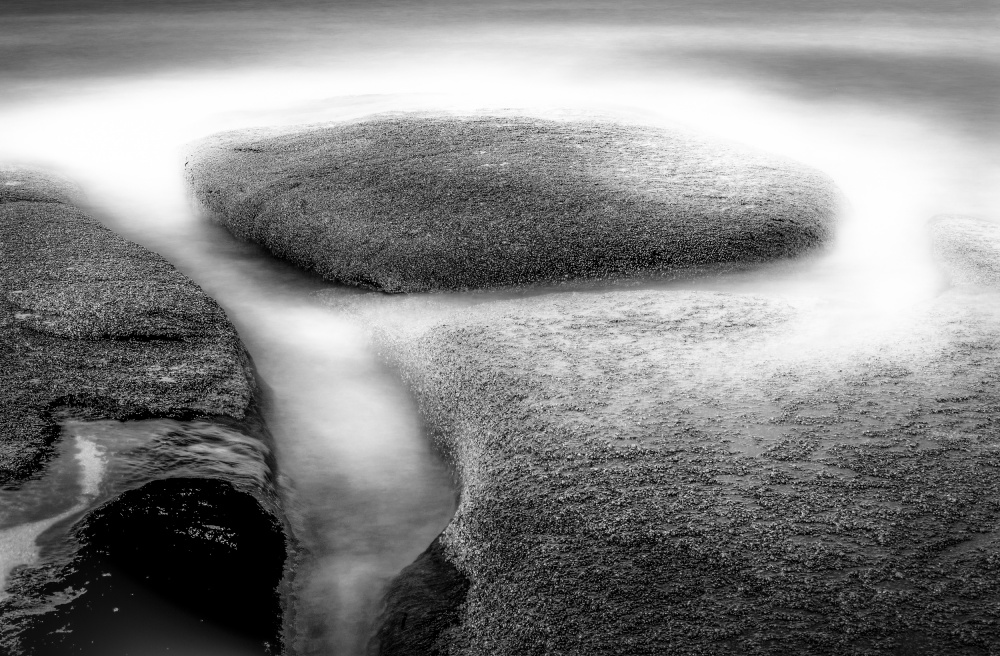 Tranquil Coastal Flow by YoungIl Kim — canvas wall art