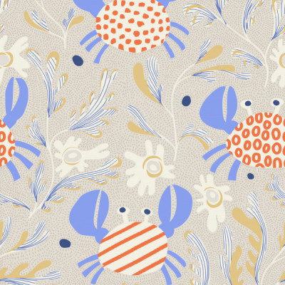 Playful Ocean Crabs