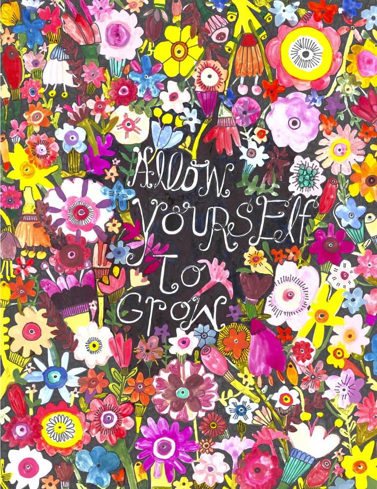 Allow Yourself to Grow by Sharon Nullmeyer — canvas wall art