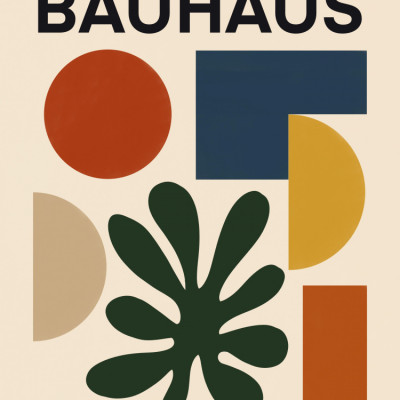 Modern Bauhaus Geometric Design