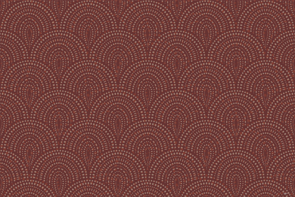 Elegant Dotted Arcs by Sue Skellern — canvas wall art