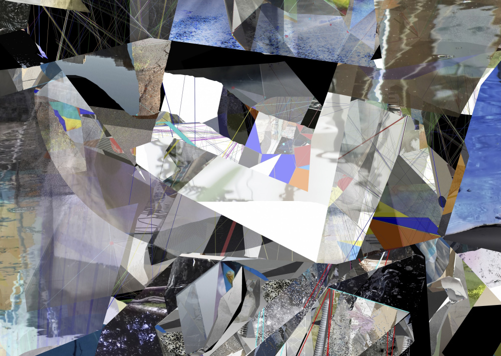 Fractured Light Geometry by Stefan Fransson — canvas wall art
