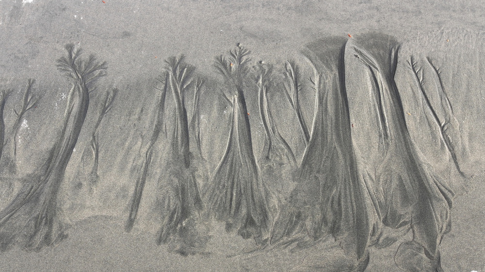 Flowing Sand Patterns by Ugur Erkmen — canvas wall art