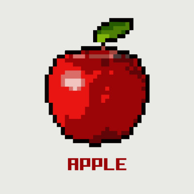 Pixel Fruit - Apple