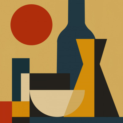 Geometric Still Life Composition 02
