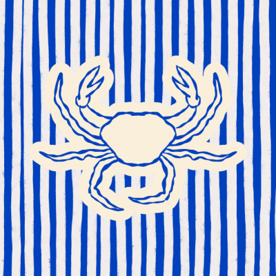 Nautical Blue Crab