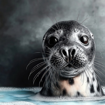 Adorable Baby Seal