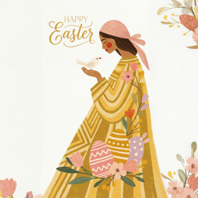 Bohemian Easter Woman