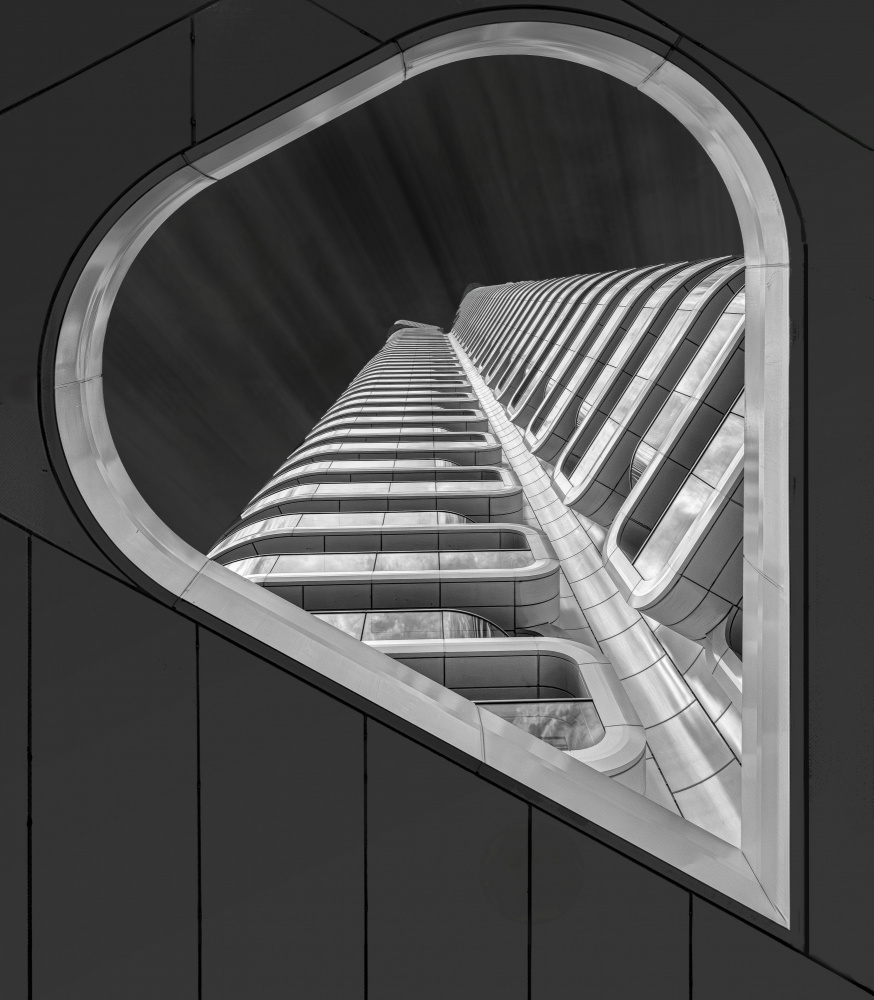 Framed City Architecture by Stephan Rückert — canvas wall art