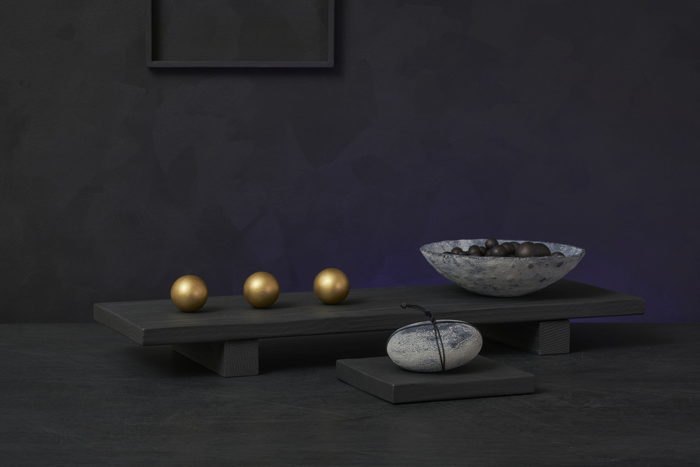 Dark Gold Zen Still Life by Christophe Verot — canvas wall art