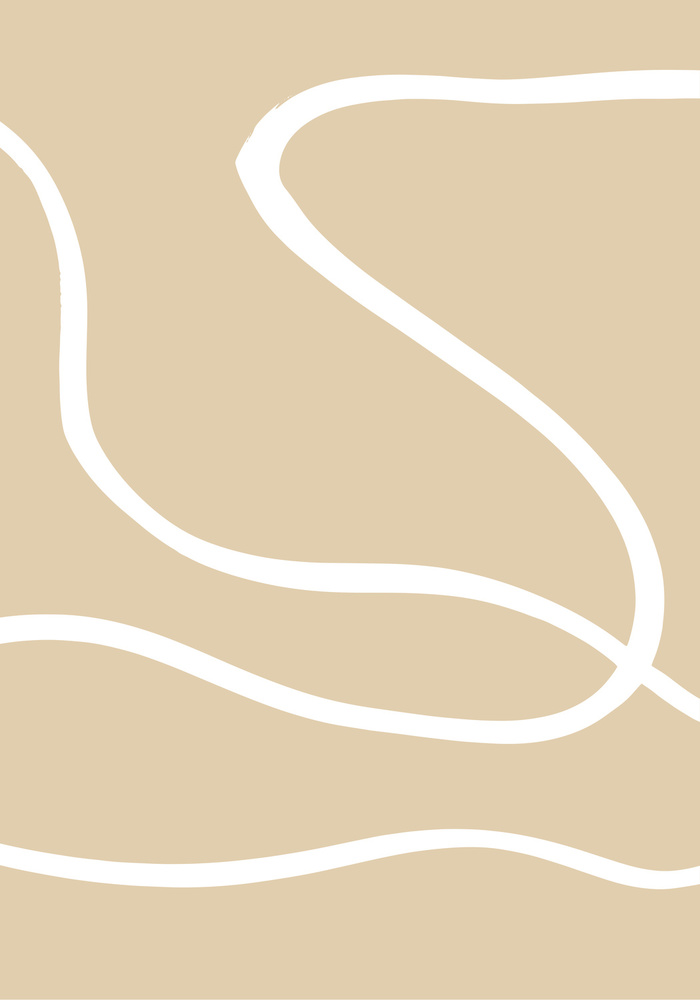 Minimalist Flowing Lines by Old Artists Studio — canvas wall art