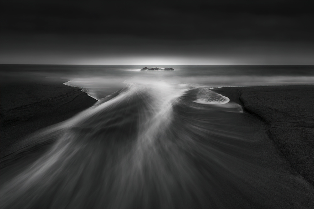 Ethereal Ocean Flow by Aidong Ning — canvas wall art
