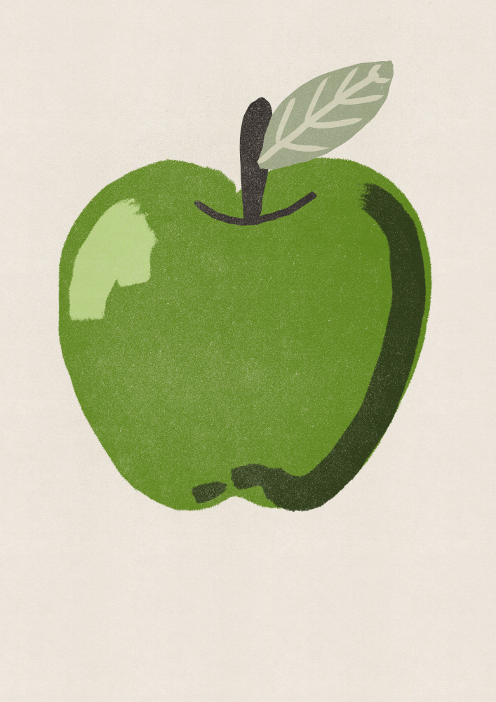 Crisp Green Apple by Nicholas — canvas wall art