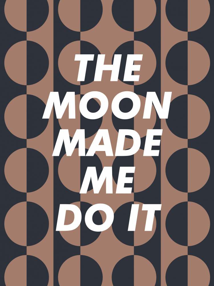 Moon Made Me Do It by Frankie Kerr-Dineen — canvas wall art