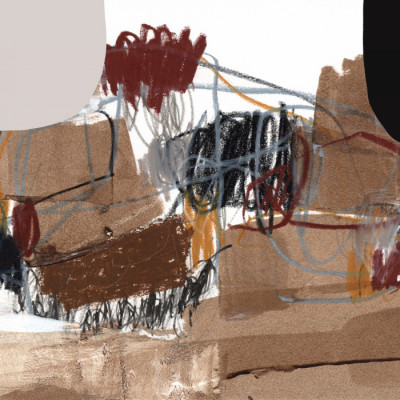 Earthy Industrial Abstract