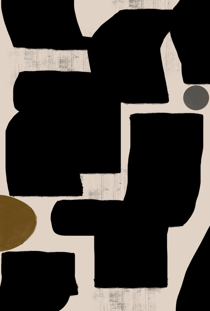 Shapes in Harmony by THE MIUUS STUDIO — canvas wall art