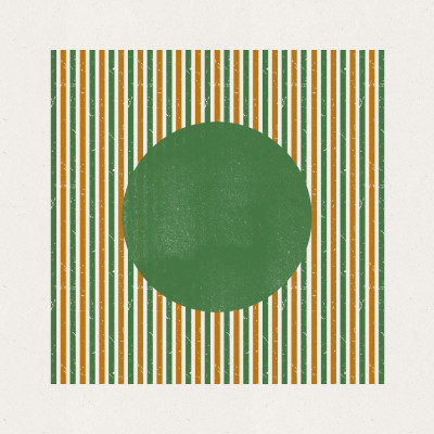 Green Circle Stripes