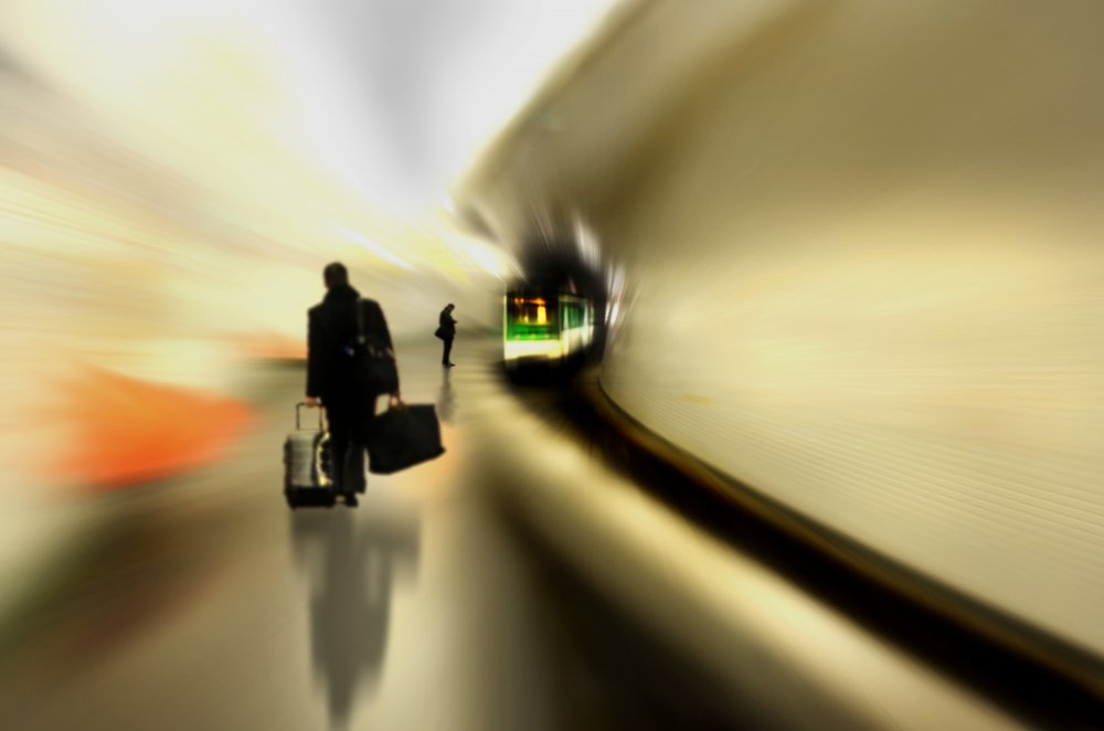 Dynamic Urban Travel by Pierre Bacus — canvas wall art