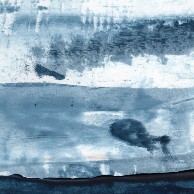 Serene Blue Abstract