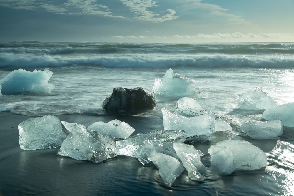 Glacial Ice Beach by Max Witjes — canvas wall art