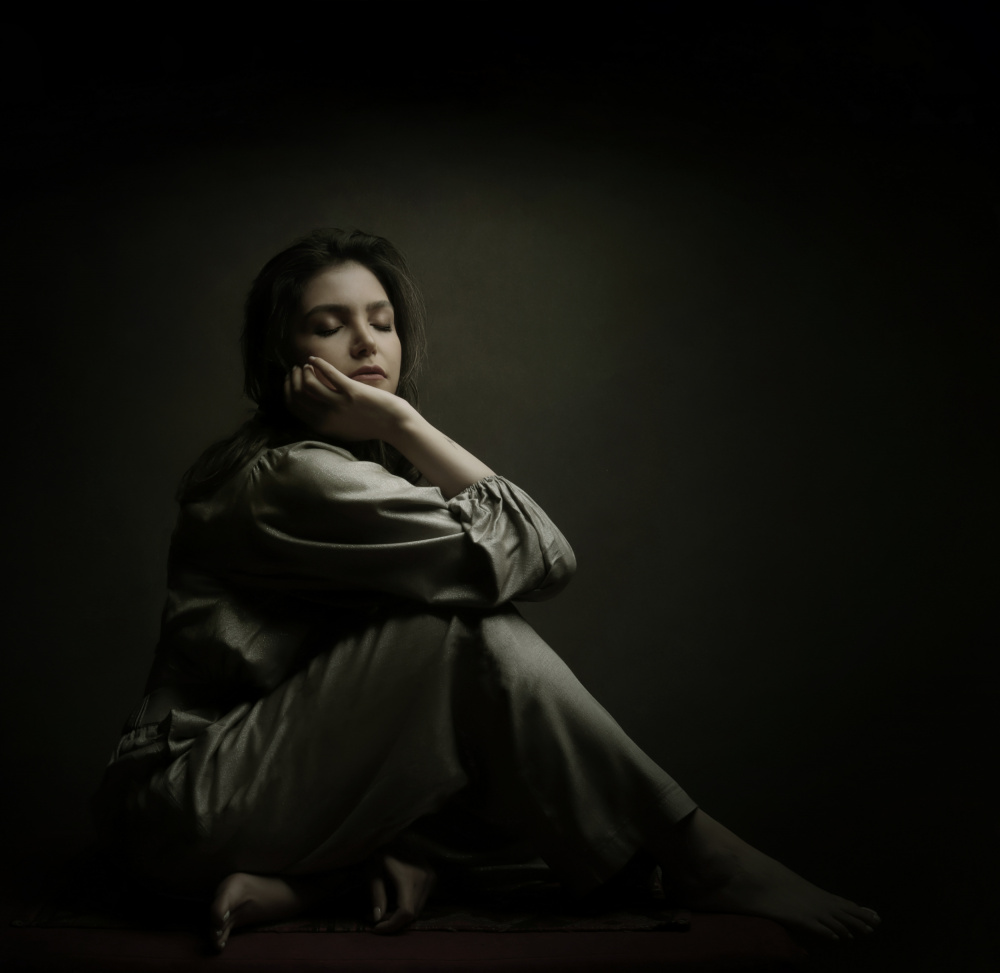 Persian girl by Moein Hasheminasab — canvas wall art