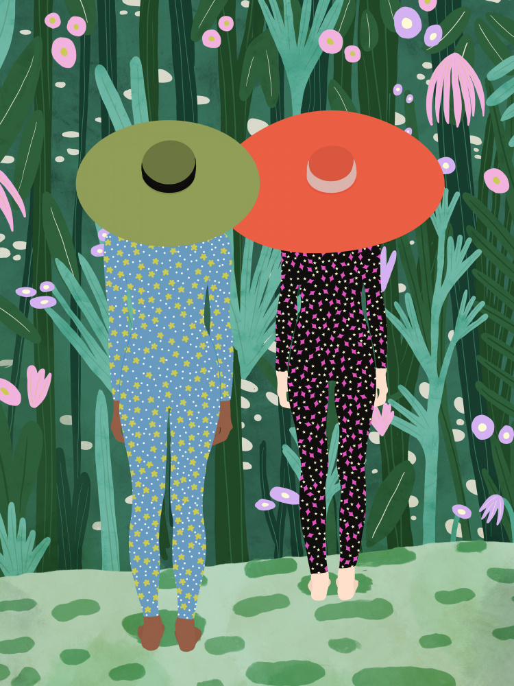 Jungle Pijamas by Jota de jai — canvas wall art