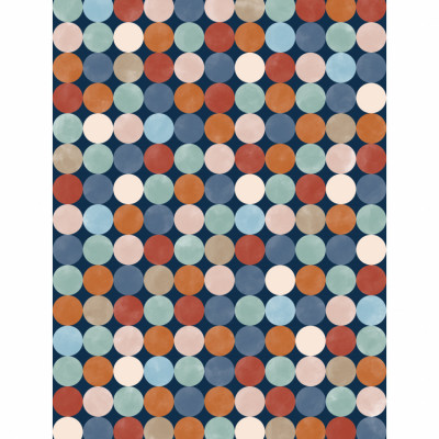 Vibrant Polka Dot Pattern In Earthy Tones