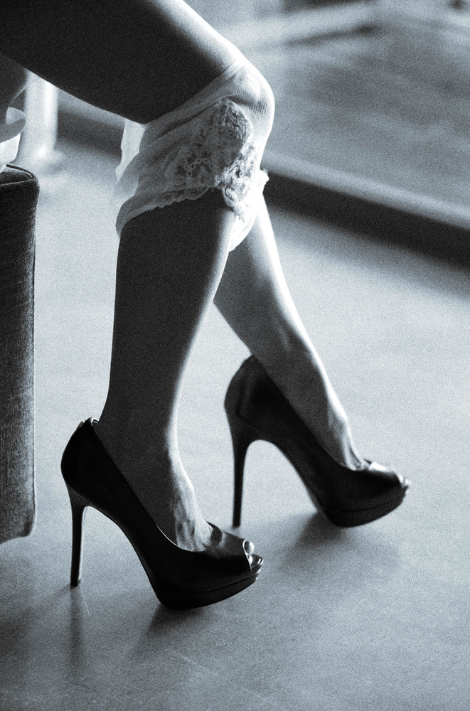 Lace And Heels by Erik Schottstaedt — canvas wall art