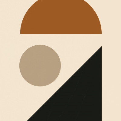 Minimalist geometric composition 05