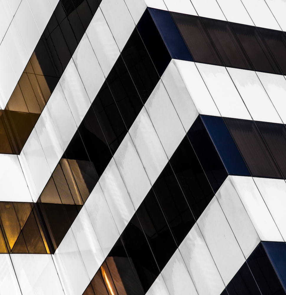 Modern Geometric Facade by Harry Verschelden — canvas wall art