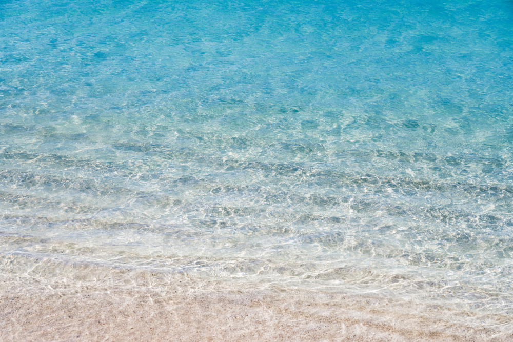 Turquoise Beach Water by Photolovers — canvas wall art