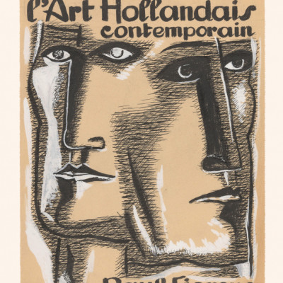Ontwerp Boekomslag L'art Hollandais Contemporain 1933