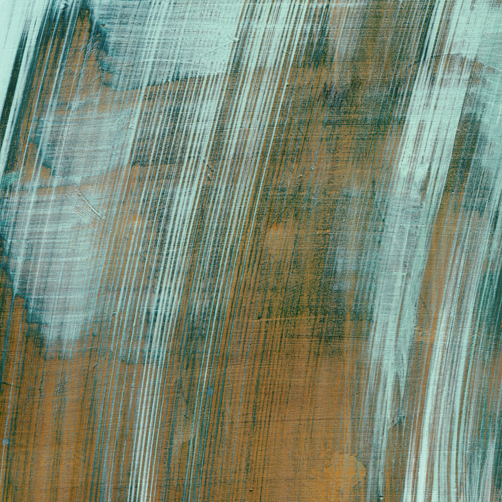 Abstract Teal Strokes by Jared Hankins — canvas wall art